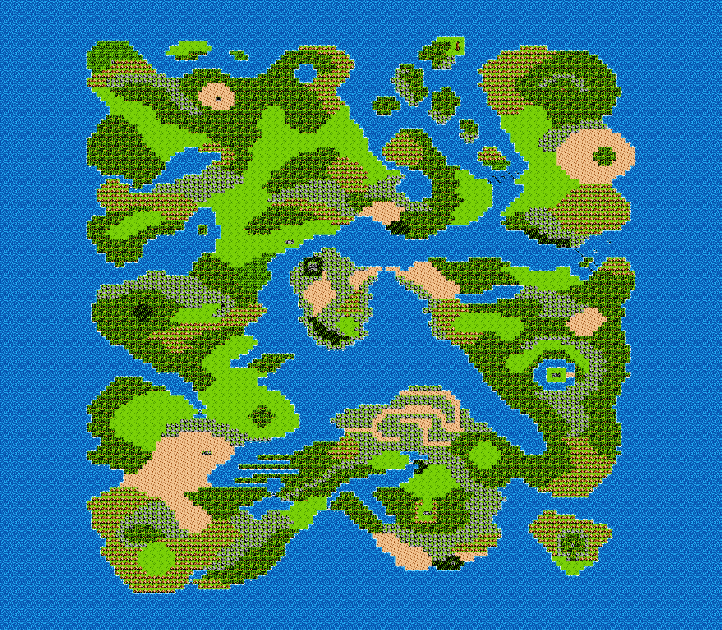 Dragon Quest 3 - Female PCs (SNES version) Minecraft Map